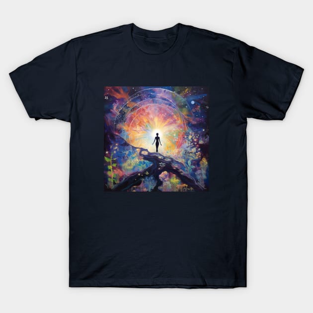 Symbolic Journey Into the Beyond T-Shirt by Star Scrunch